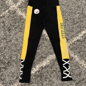 Pittsburgh Steelers Leggings Girls NFL Size 14-16 Football